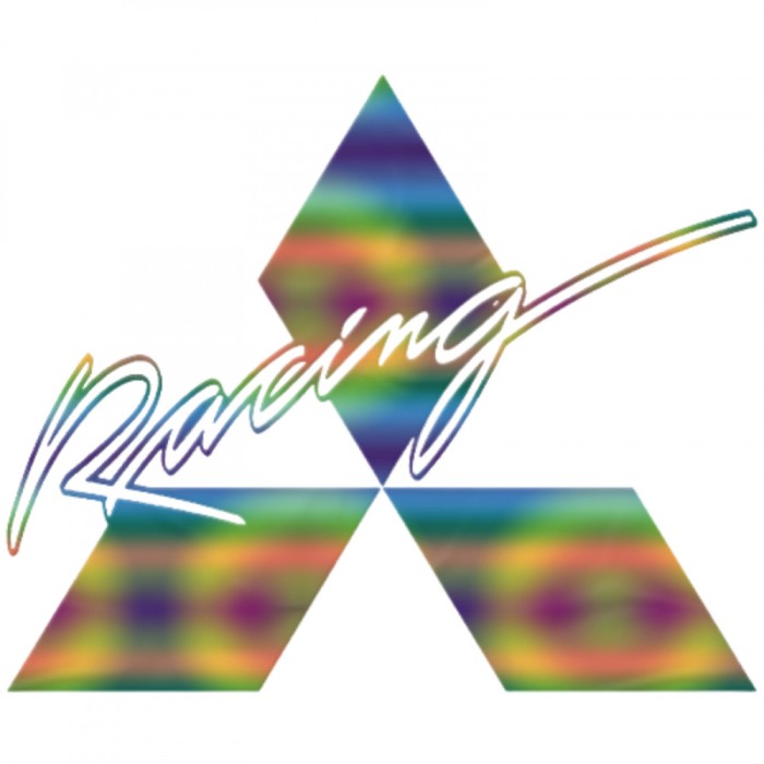 Sticker Mitsubishi Racing , Autocolant Sportiv pentru Masina Ta