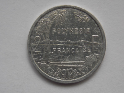 2 FRANCS 1983 POLINEZIA FRANCEZA foto