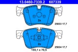 ATE 13.0460-7339.2 set placute frana,frana disc