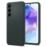 Husa pentru samsung galaxy a55 5g, spigen liquid air, abyss green