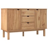 Cumpara ieftin Servanta OTTA, 113,5x43x73 cm, lemn masiv de pin