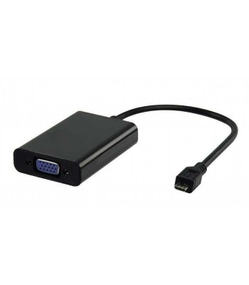 Cablu adaptor MHL micro USB 5 pini - VGA +Jack 3.5 mm 0.2m VALUELINE foto