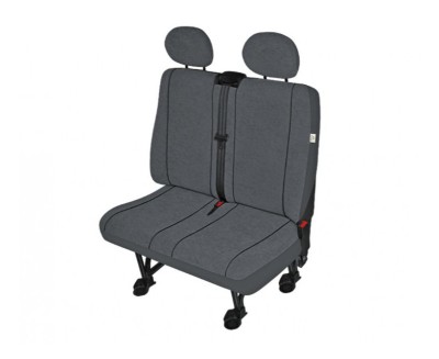 Husa bancheta auto cu 2 locuri pentru Citroen Jumper Fiat Ducato Ford Transit Iveco Daily Mercedes Sprinter Peugeot Boxer Renault Mascot VW Crafter LT foto