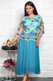 Cumpara ieftin Rochie Maxi Casandra Turcuaz - 56Marimea