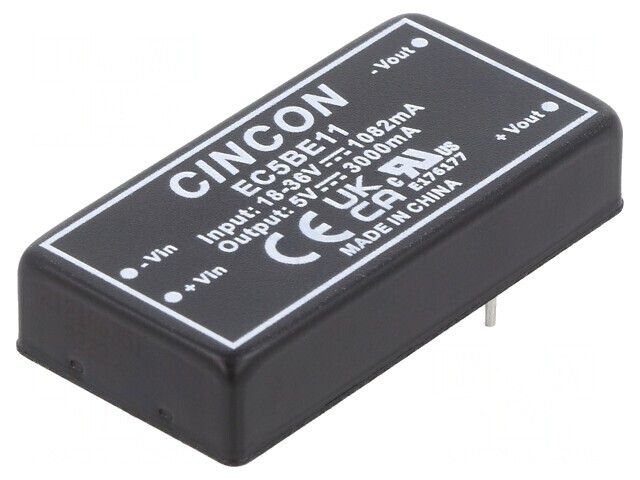 Convertor DC/DC 15W 18-36V la 5V 3A