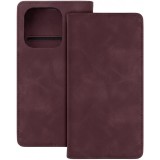 Husa pentru Honor 600 Lite, OEM, Smart Suede, Visinie