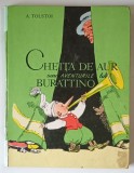 CHEITA DE AUR SAU AVENTURILE LUI BURATTINO de ALEKSEI TOLSTOI , de A. KANEVSKI , 1977 , COTOR RESTAURAT