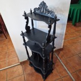 Cumpara ieftin ETAJERA DIN LEMN STRUNJIT CU 5 BLATURI - AUSTRIA anii 1900 stil - ALTDEUTSCH