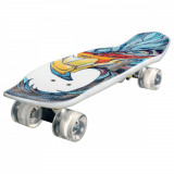 Cumpara ieftin Skateboard portabil, Action One, Carve and Flip, PU ABEC-7, Aluminium Truck Albastru Eagle