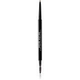 MUA Makeup Academy Brow Define creion spr&acirc;ncene precise cu pensula culoare Light Brown 0,3 g