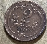 MNDSTR AUT21 Austro-Ungaria 2 hellar 1911