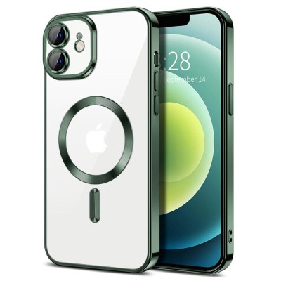 Husa iPhone 12 iPhone 12 Pro 6.1 Magnetic Forest Green foto