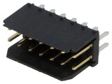 Soclu cablu-placă 2,54mm 14 PIN THT aurit