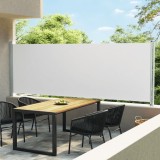 VidaXL Copertină laterală retractabilă de terasă, crem, 160x600 cm