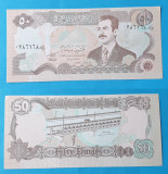 Bancnota veche - IRAK IRAQ 50 DINARI DINARS - Sadam - in stare foarte buna