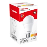 Bec LED A60, E27, putere 11W, lumina alb rece, Toshiba