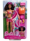 Papusa Barbie Beach With Surfboard (hpl69)