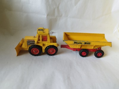 bnk jc Matchbox Super Kings K-5c Muir-Hill Tractor &amp;amp; Trailer foto