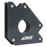 Vinclu, suport magnetic pentru sudura, capacitate de ridicare 34 kg, unghiuri 45&deg; / 90&deg; / 135&deg;, Verke