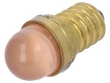 Lampă LED E14 Portocalie 24V