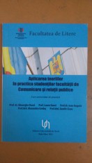 Aplicarea teoriilor &icirc;n practica studenților... Comunicare și relații publice 174