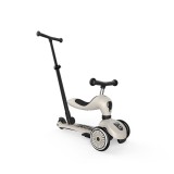 Trotineta copii cu sezut si maner, transformabila 3in1, Highwaykick 1 Push and Go Ash, 1-5 ani, pana la 50 kg, Scoot Ride, Scoot And Ride