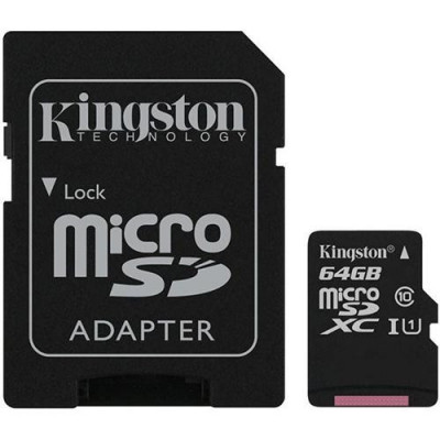 Card Memorie Serioux MicroSD 64Gb + Adaptor SD Clasa 10 foto