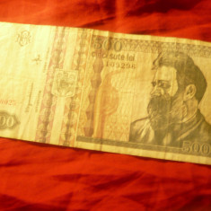 Bancnota 500 lei 1992 , cal. medie