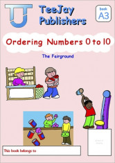 TeeJay Mathematics CfE Early Level Ordering Numbers 0 to 10: The Fairground (Book A3) foto