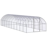 Cumpara ieftin Cotet de gaini pentru exterior, 3x10x2 m, otel zincat