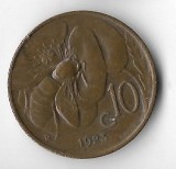 Moneda 10 centesimi 1923 - Italia