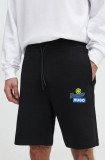 Cumpara ieftin HUGO Blue pantaloni scurți din bumbac culoarea negru 50513310