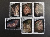 Tanzania 1995 - Fauna / Lilieci, set complet 6 timbre obliterate -A583