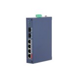 Switch Dahua 4 porturi PoE RJ45 10/100 Mbps, 2 &times; SFP 1000 Mbps, IP30, IK06, management, CHS4206-4ET-90 SafetyGuard Surveillance