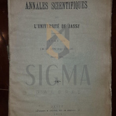 I. BORCEA, ANNALES SCIENTIFIQUES DE L'UNIVERSITE DE JASSY, TOME XIV, FASCICULELE I SI II, FEBRUARIE 1926
