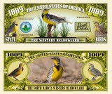 !!! SUA = FANTASY NOTE (TJ6) = NORTH DAKOTA , WESTERN MEADOWLARK - 2023 - UNC