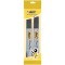 Set 2 Markere Permanent BIC 2000 Negru