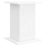 vidaXL Suport pentru plante Alb 30,5 x 30 x 43 cm Lemn prelucrat 899798