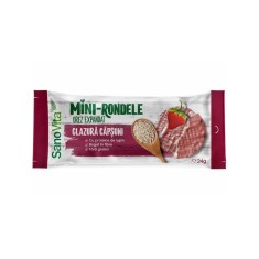 Mini Rondele din Orez cu Glazura de Capsuni Sano Vita, 24g, Rondele Dulci, Rondele Orez, Rondele Orez Sano Vita, Rondele Mini Orez, Rondele Mini din O foto