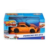 Cumpara ieftin Masinuta cu sistem pull back Hot Wheels - Porsche 911 Gt3, scara 1:43