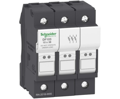 Separator cu fuzibil 3P 32A 10X38mm Schneider DF103 foto