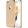 Husa iPhone 6/6S GloMax 3in1 PerfectFit Auriu, Protectie Soc, Praf, Zgarieturi, Carcasa Policarbonat