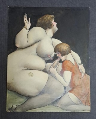 Desen erotic (cu passepartout) foto