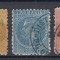 ROMANIA 1876 LP 39 REGELE CAROL I EMISIUNEA I BUCURESTI SERIE STAMPILATA