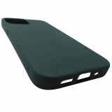 Husa silicon TPU verde inchis mat pentru Apple iPhone 13 Mini