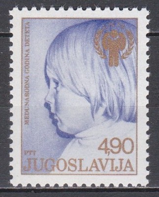 Iugoslavia 1979 - Anul Internațional al Copilului, MNH foto