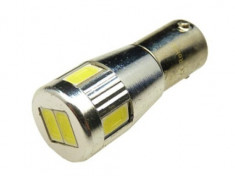 Led auto Alb Canbus BA9S cu 6 SMD 5730, 12V - BTLEK040T foto