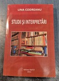Studii si interpretari Lina Codreanu cu autograf