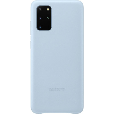 Husa Cover Leather Samsung pentru Samsung Galaxy S20 Plus Albastru foto