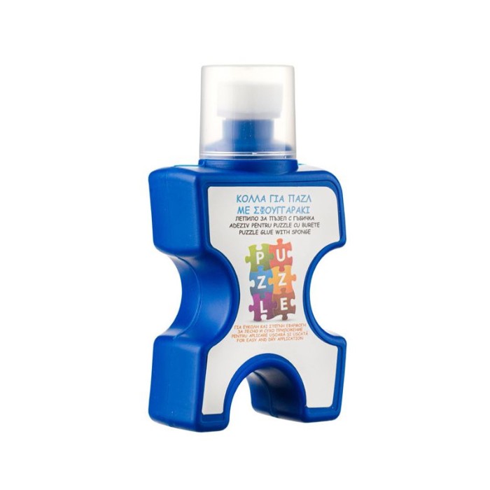 Adeziv pentru puzzle, 200 ml, cu buretel pentru aplicare usoara, ATU-089801
